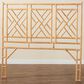 Baxton Studio Karavo King Standalone Headboard in Natural Rattan, , large