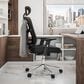 Rta Products Llc High Back Executive Mesh Office Chair with Arms and Lumbar Support in Black, , large