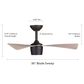 Minka-Aire Elavan 36" Indoor/Outdoor Ceiling Fan with LED Light in Dark Bronze, , large