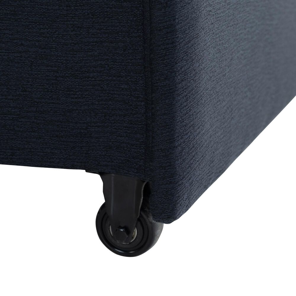 Lifestyle Solutions Galloway Convertible Loveseat in Navy, , large