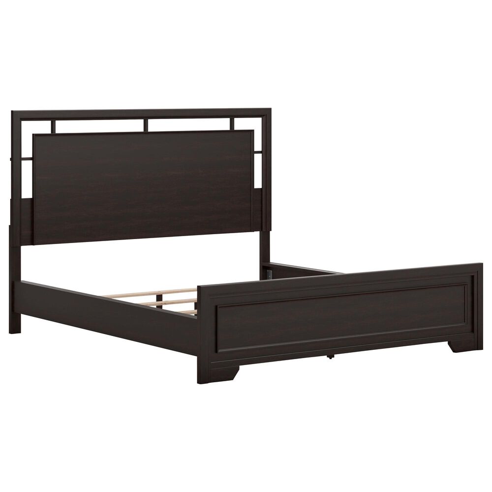 Ashley Covetown 5-Piece Cal King Bedroom Set in Dark Brown, , large