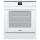 Whirlpool 24" Single Electric Wall Oven with Convection in White, , large