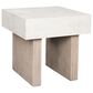 Ashley Jorlaina Square End Table in Light Grayish Brown, , large