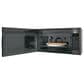 GE Profile Profile 2-Piece Kitchen Packages with 30" Electric Double Oven Range and 1.7 Cu. Ft. Over-the-Range Microwave Oven in Fingerprint Resistant Black Stainless Steel, , large