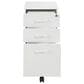 OSP Home Prado 3-Drawer Mobile File Cabinet in White, , large
