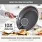 Green Pan Apex Hybrid 12" Non-Stick Ceramic Frypan with Lid in Stainless Steel, , large