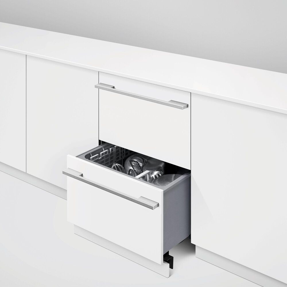Fisher and Paykel 24" Panel Ready Tall Double Drawer Dishwasher