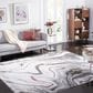 Safavieh Craft CFT819S 8" x 10" Grey and Wine Area Rug, , large