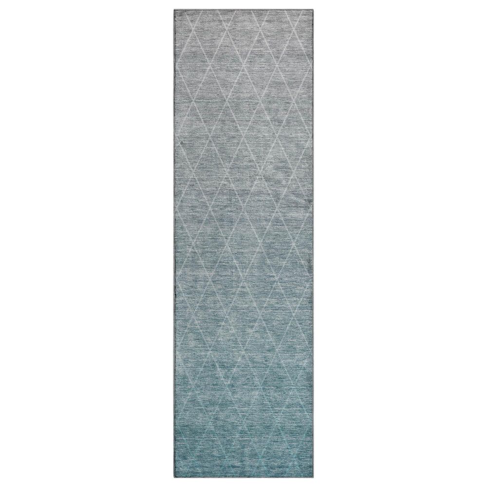 Dalyn Rug Company Lazio 2"3" x 7"6" Teal Runner, , large