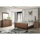 New Heritage Design Coventry Hall 4-Piece Queen Sleigh Bedroom Set in Pecan, , large