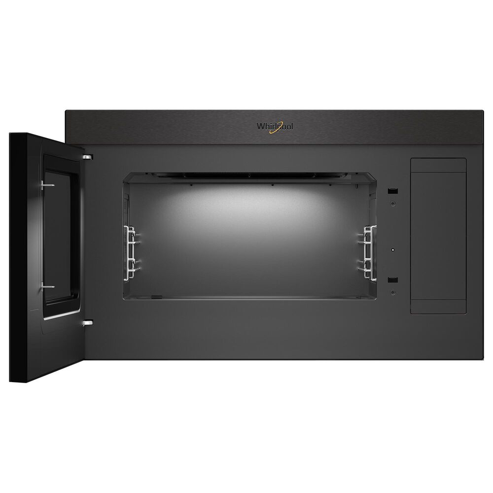 Whirlpool 1.1 Cu. Ft. Over-the-Range Microwave with Air Fry in Black Stainless, , large