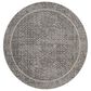 Surya Lavadora LVR2342 6"7" Round Black, Gray and Light Gray Area Rug, , large