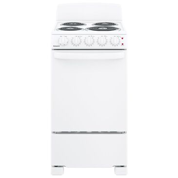 Hotpoint 20" Front-Control Electric Range in White, , large