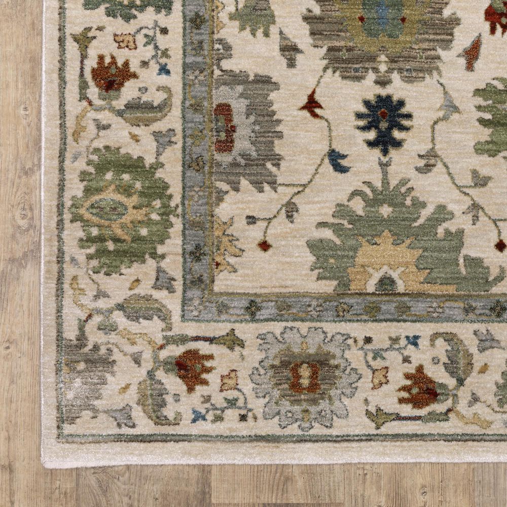 Oriental Weavers Eliana Ivory and Multicolor 9&#39;10&quot; x 12&#39;10&quot; Area Rug, , large