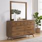 Martin Svensson Home 7-Drawer Dresser and Mirror in Cinnamon, , large