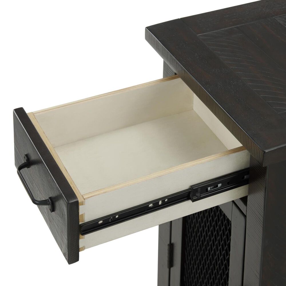 Forma &amp; Co Rustic Chairside Table in Espresso, , large