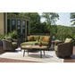 Ashley Horizon Hall Patio Oval Cocktail Table in Brown and Black, , large