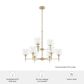 Hunter Xidane 9-Light Chandelier in Alturas Gold, , large