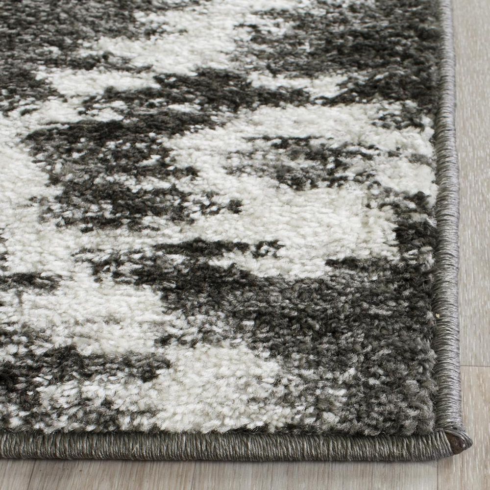 Safavieh Adirondack ADR118R-28 2&#39;6&quot; x 8&#39; Charcoal/Ivory Runner, , large