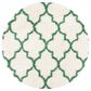 Safavieh Venus Shag 6"7" Round Ivory and Green Area Rug, , large