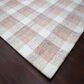 Amer Rugs Tartan 9" x 13" Rose Gold Area Rug, , large
