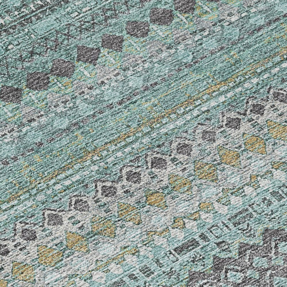 Dalyn Rug Company Solace SL2 2&#39;3&quot; x 7&#39;6&quot; Aqua Runner, , large
