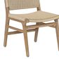 Sunset West Travertino and Sedona 5-Piece Patio Dining Set in Bisque and Teak, , large