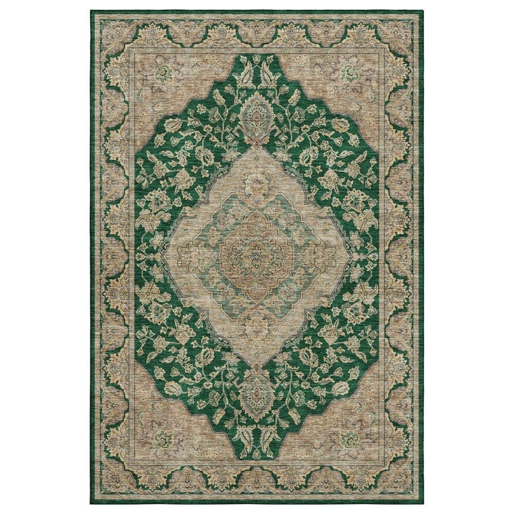 Dalyn Rug Company Hatay HY3 8"x10" Emerald Area Rug, , large