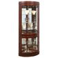 Chapel Hill 5-Shelf Corner Curio in Cherry Brown, , large