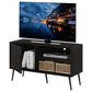 HOMLUX 43.3" TV Stand with 1-Door in Espresso, , large