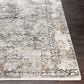 Surya Solar 10" x 14" Black, Gray, Charcoal, Saffron and White Area Rug, , large