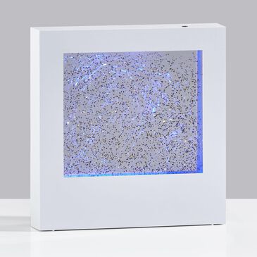Adesso Glitter Light Box in White, , large