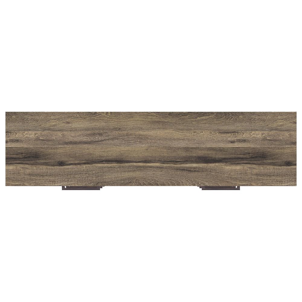 Ashley Elbrim 3-Piece Full Panel Bedroom Set in Weathered Brown, , large