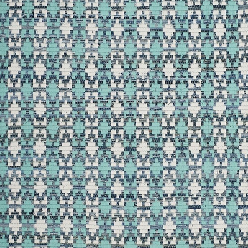 Safavieh Montauk Southwestern 6&#39; Square Turquoise and Multicolor Area Rug, , large