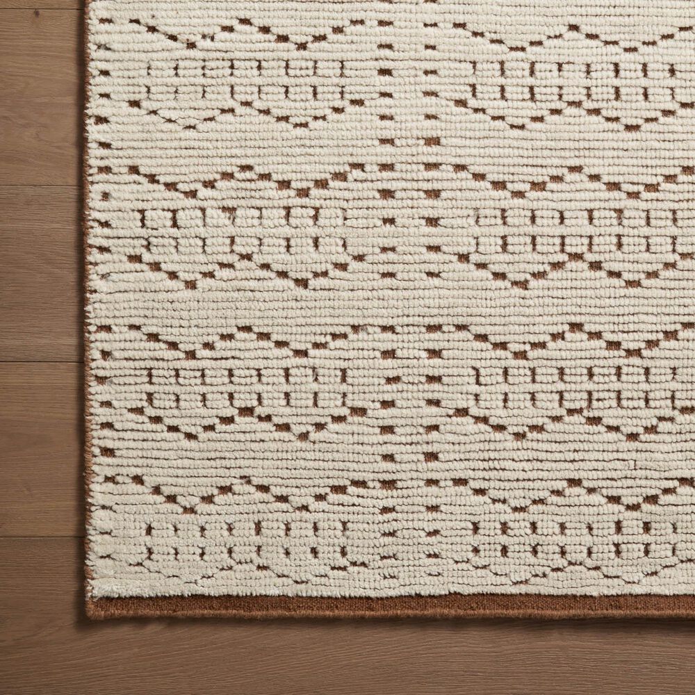 Loloi Walker 2&#39; x 3&#39; Rust and Ivory Area Rug, , large