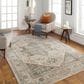 Surya Brunswick 12" x 15" Light Beige, Taupe, Olive, Light Gray, Charcoal, White, Teal and Dusty Sage Area Rug, , large