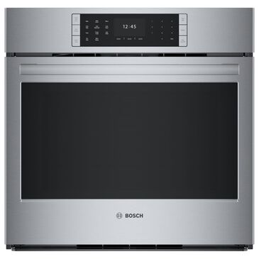 Bosch Benchmark 30" Built-In Single Electric Convection Wall Oven with TFT Touch Control in Stainless Steel, , large