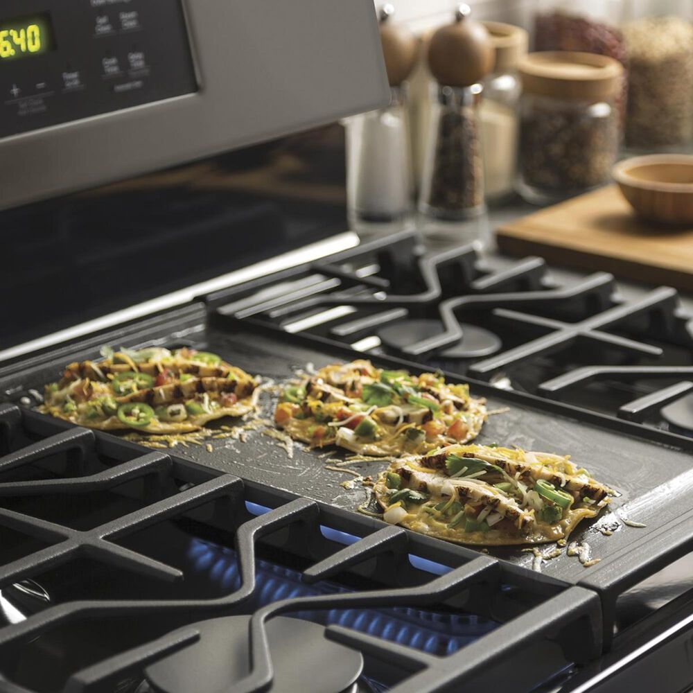 GE Appliances 5.0 Cu. Ft. Freestanding Gas Range in Slate, , large