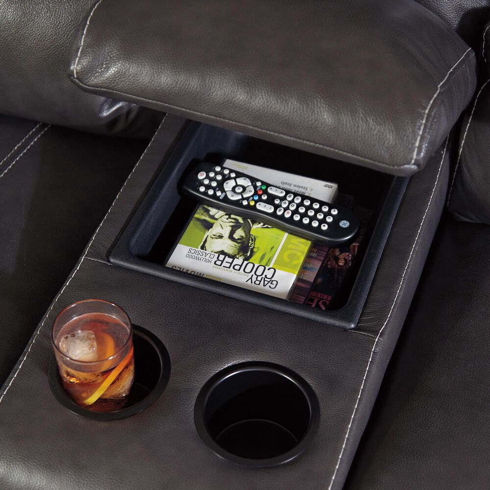 Signature Design by Ashley McCaskill Double Reclining Power Loveseat