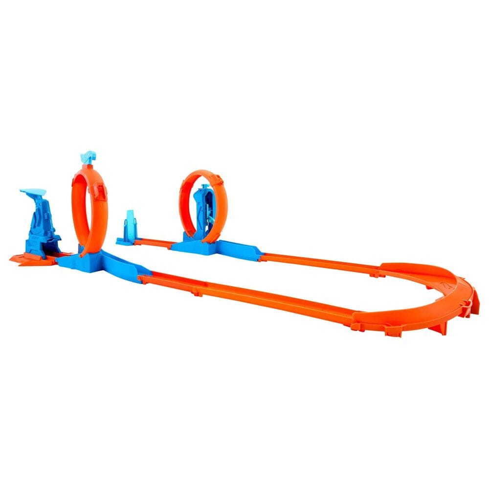 Hot Wheels 1:64 Scale Creator Triple Loop Track Set in Multicolor, , large