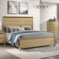 Mayberry Hill Grapevine King Panel Bed with Two Nightstands in Natural, , large