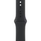 Apple Watch Series 11 (GPS+Cellular) 46mm Aluminum Case with Black Sport Band - M/L in Space Gray and 2-Year AppleCare+, , large