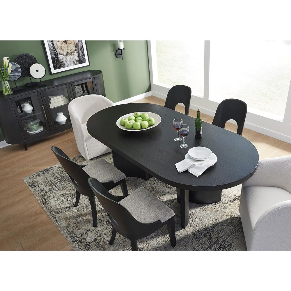 Millenium Rowanbeck Side Chair in Black, , large