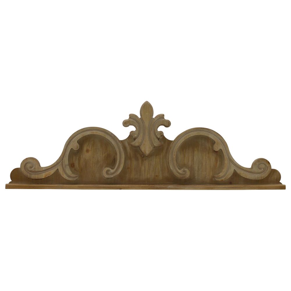 VIP Home and Garden 14" x 47" Wood Scroll on the Wall, , large