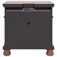 Ashley Rowlenstown 3 Drawer Nightstand in Medium Brown with Outlet and USB Ports, , large