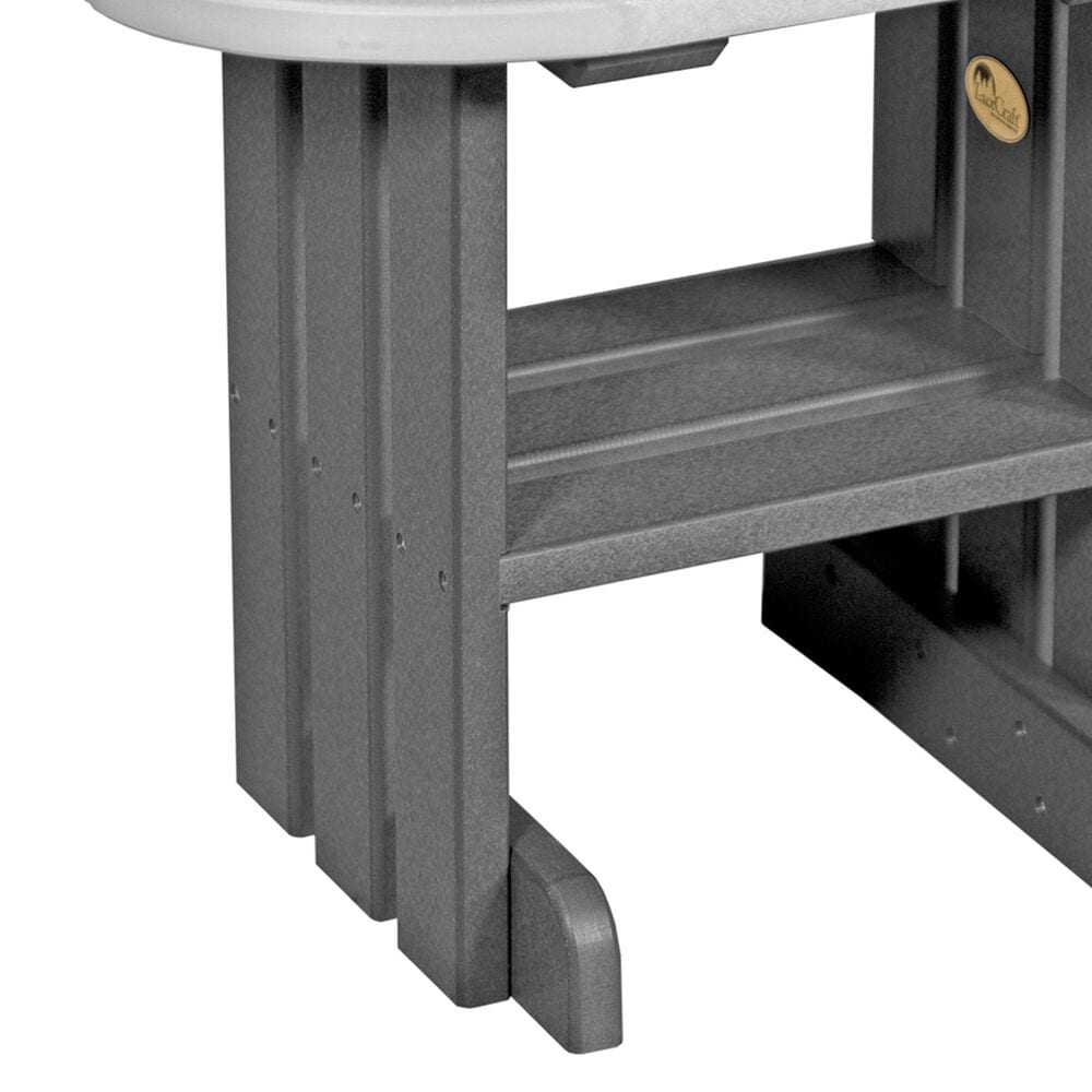 Amish Orchard Poly End Table in Dove Gray and Slate, , large