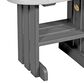 Amish Orchard Poly End Table in Dove Gray and Slate, , large