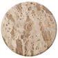 Timeless Designs Colmar Side Table in Antique Brass and White, , large