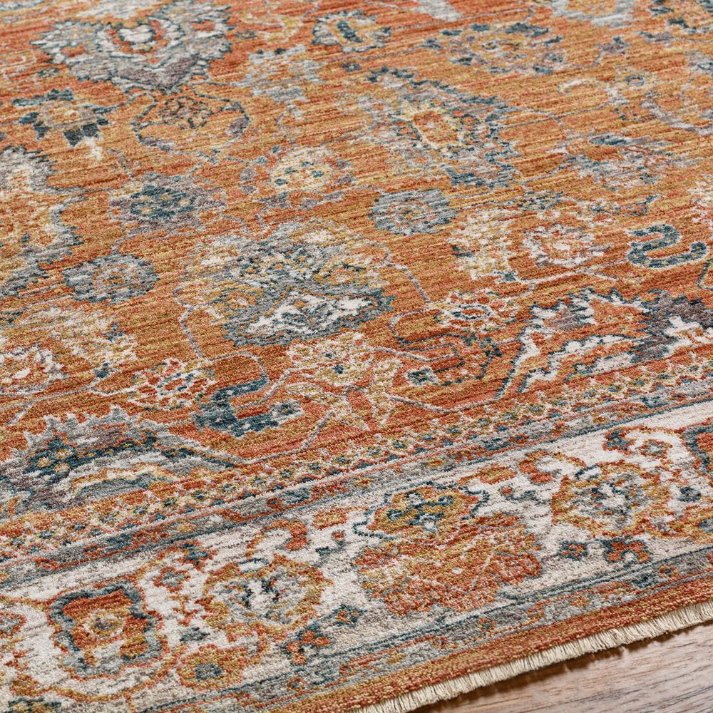 Surya Carlisle CSI2317 2&#39;11&quot; x 10&#39; Brick Red, Off-White, Medium Gray, Olive, Dark Blue and Dark Brown Runner, , large