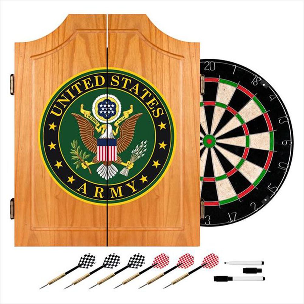 Timberlake U.S. Army Symbol Dart Cabinet Set, , large